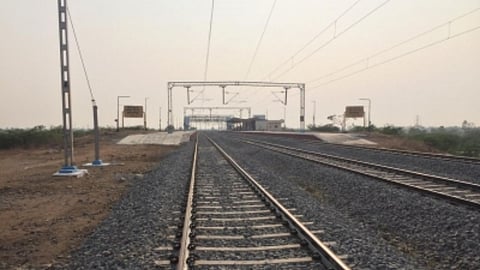 Representative image of railway track