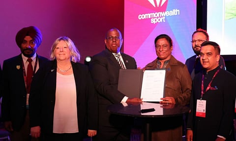Visual from the Commonwealth Sport's general assembly on Wednesday (IANS) 