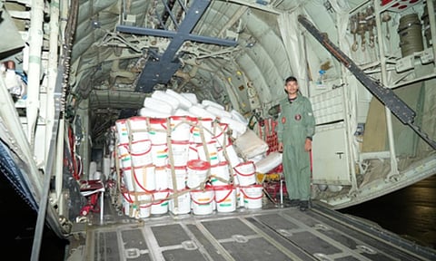 Indian Air Force delivers 21 tonnes of relief material (IANS)