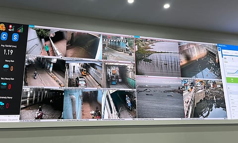 Areas being monitored by cctv cameras
