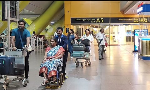 189 Indian nationals, the majority from Tamil Nadu, returned to Chennai 