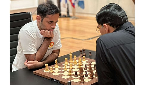 Grandmaster Arjun Erigaisi defeated five-time world champion Viswanathan Anand 