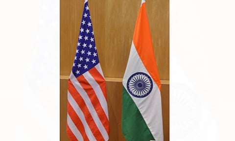 India-US flags
