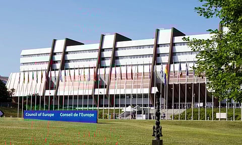 View of the Council of Europe in Strasbourg, eastern France. (AP) 