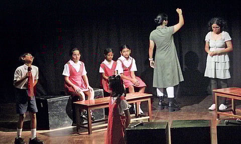 From the rehearsals of the play