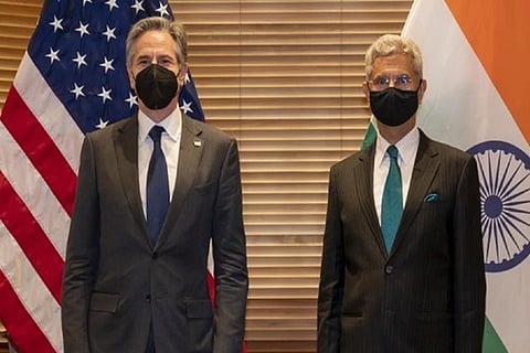 US Secretary of State Antony Blinken and External Affairs Minister S Jaishankar.