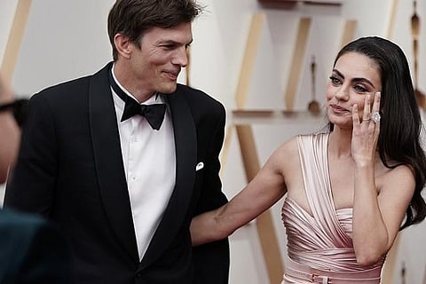 Actor Ashton Kutcher and Mila Kunis