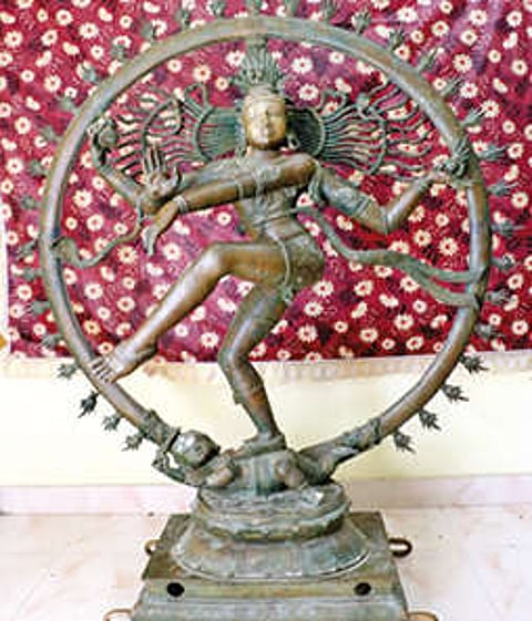 Five-foot ancient metal idol of Natarajar from an idol-making unit in Kumbakonam