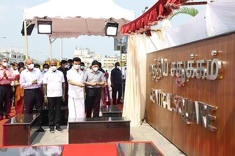 Chennai Central Square project: Stalin inaugurates pedestrian plaza and renovated subway