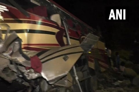 Visuals from accident site