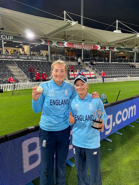 Sophie Ecclestone and Danni Wyatt.