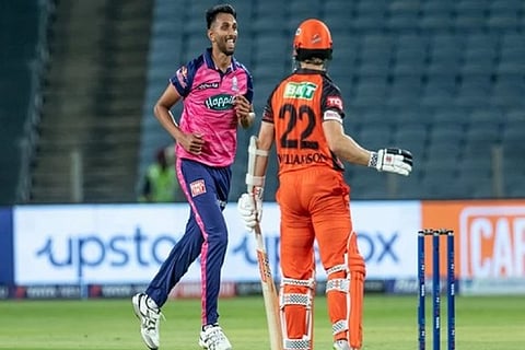 RR pacer Prasidh Krishna (Image Credit: ANI)