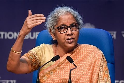 Finance Minister Nirmala Sitharaman