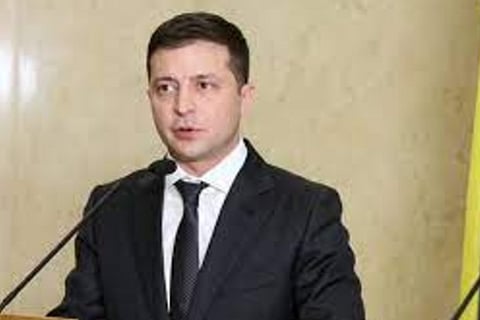 Ukrainian President Volodymyr Zelensky.
