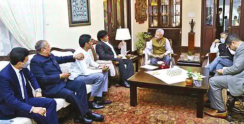 Jaishankar with Tamil Progressive Alliance leaders