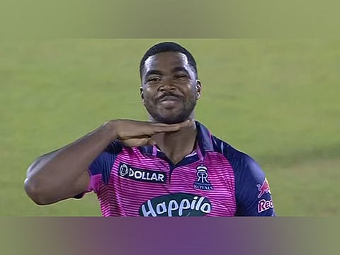 Rajasthan Royals pacer Obed McCoy (Photo/Twitter)