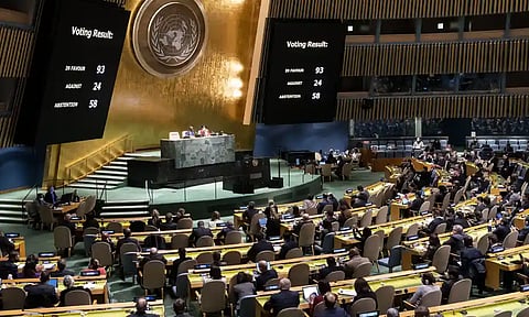 UNGA voted in favour of the suspension of Russia from the UN Human Rights Council (UNHRC)