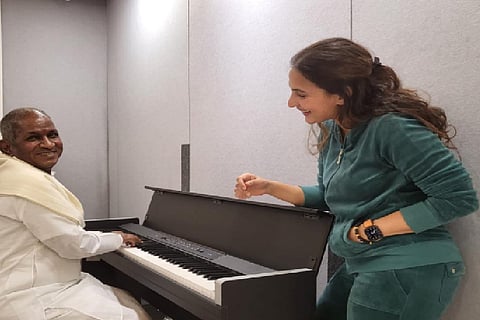 Aishwaryaa Rajinikanth and Illayaraja