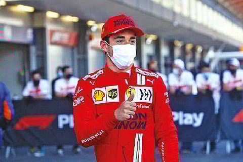 Ferrari driver Charles Leclerc