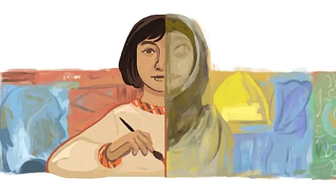 Google Doodle on Iraqi artist Naziha Salim