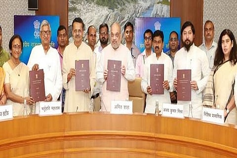 Union Home and Cooperation Minister Amit Shah presided over the 37th meeting of the Parliamentary Official Language Committee in New Delhi