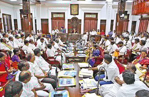 The council hall was in full attendance as the Greater Chennai Corporation?s budget was presented Saturday