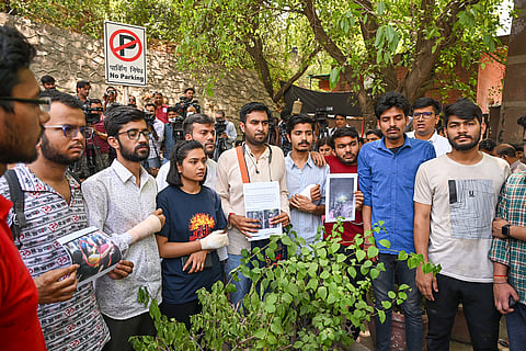 JNU students protest (Image credits: PTI)