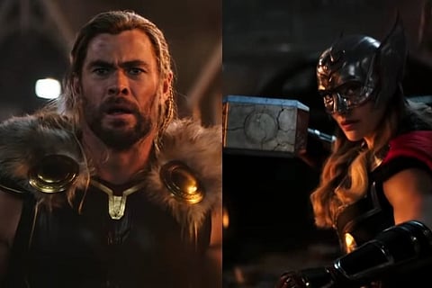 Chris Hemsworth and Natalie Portman in Thor: Love and Thunder teaser