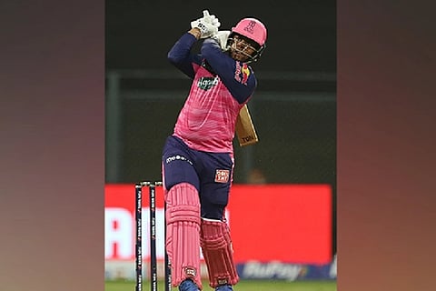 Shimron Hetmyer during his unbeaten 59-run knock against Lucknow Super Giants
