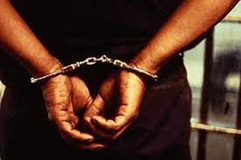 Drunk student held for crashing into gate of star hotel with his car in anger