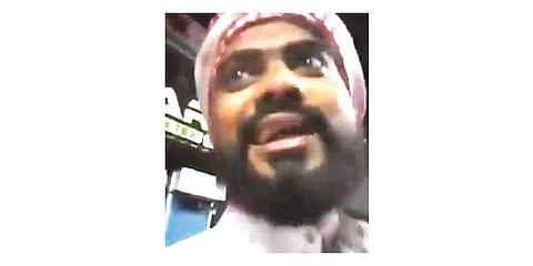 Screengrab from the video