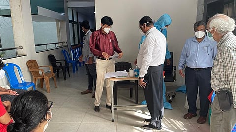 Dr J Radhakrishnan at IIT Madras on Monday