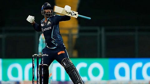 Gujarat Titans all-rounder Rahul Tewatia. (Photo - IPL official website)