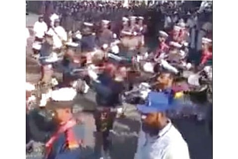 Screengrab from the video