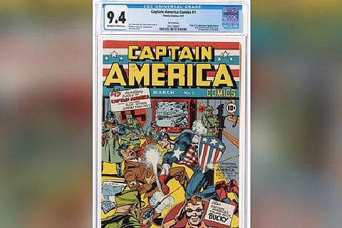 The "Captain America Comics No. 1" was sold as part of Heritage Auctions'