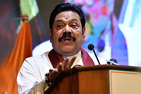 Sri Lankan Prime Minister Mahinda Rajapaksa. File photo