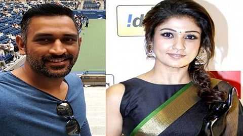 M.S. Dhoni and Nayanthara