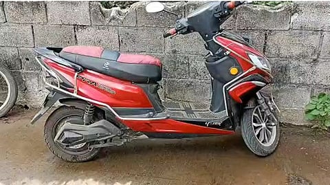 E-scooter from the house