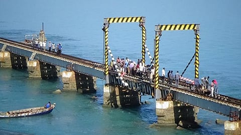 Pamban bridge