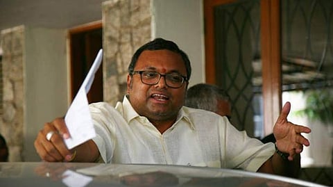 Lok Sabha MP Karti Chidambaram