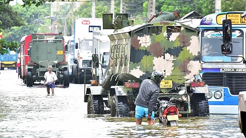 Heavy rains seen in some parts of Sri Lanka