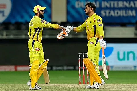 Ravindra Jadeja and MS Dhoni