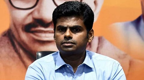 BJP state president K Annamalai