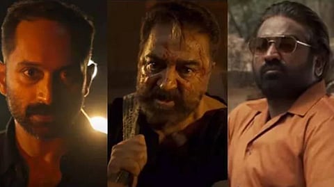Fahad Faasil, Kamal Haasan and Vijay Sethupathi in ?Vikram?