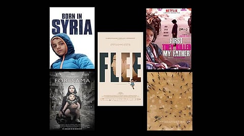 Posters of the documentaries