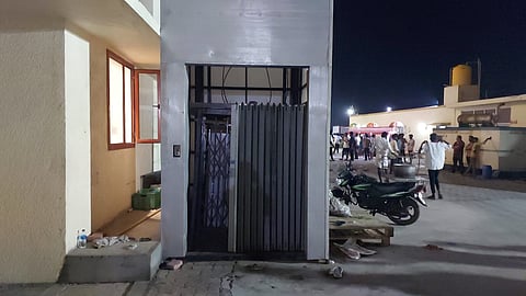 Collapsed lift in which a student , working on part time catering job, died in Gumudipoondi