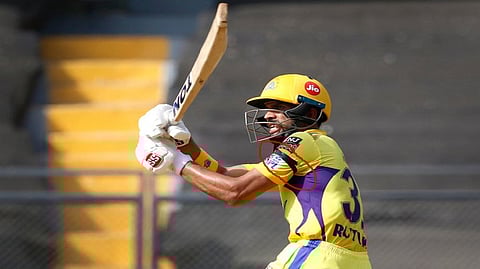 CSK player wearing black armband
