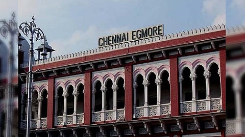 A view of Egmore Railway Station