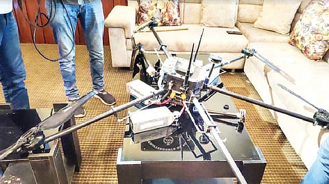 Pak drone shot down in Kathua.