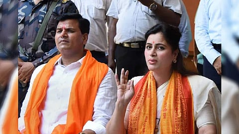 Independent MP Navneet Rana and her MLA-husband Ravi